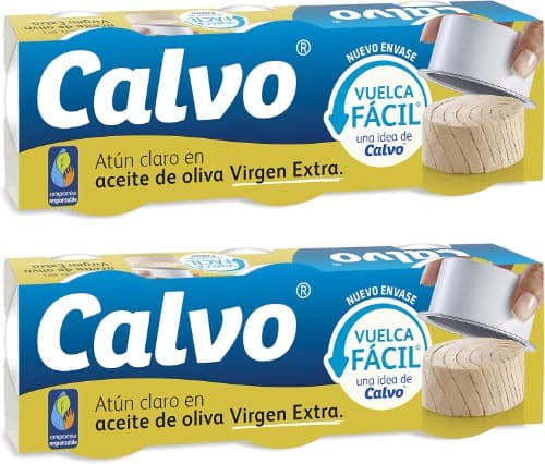 Calvo Atum claro em azeite virgem, 65 g x 6