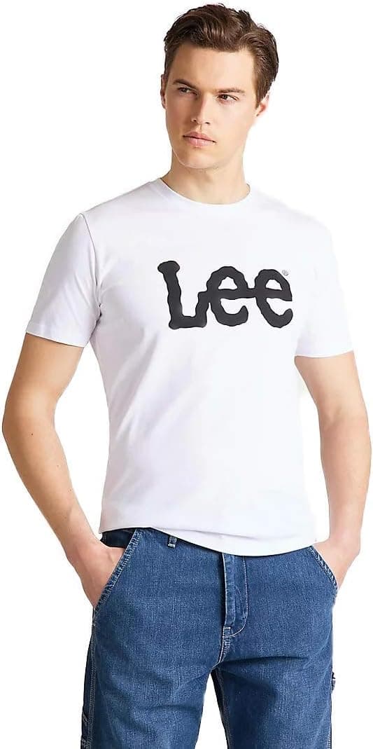 Lee Wobbly Logo tee t-shirt para homem