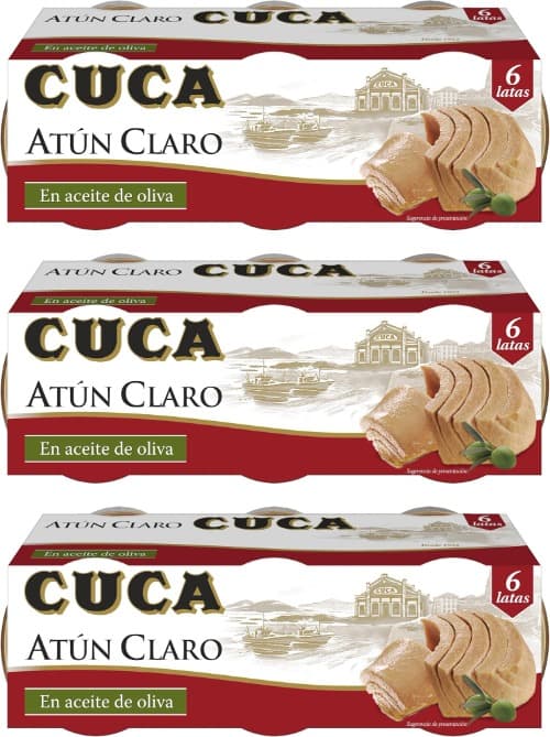 Cuca Atum claro em azeite, 65g x 18