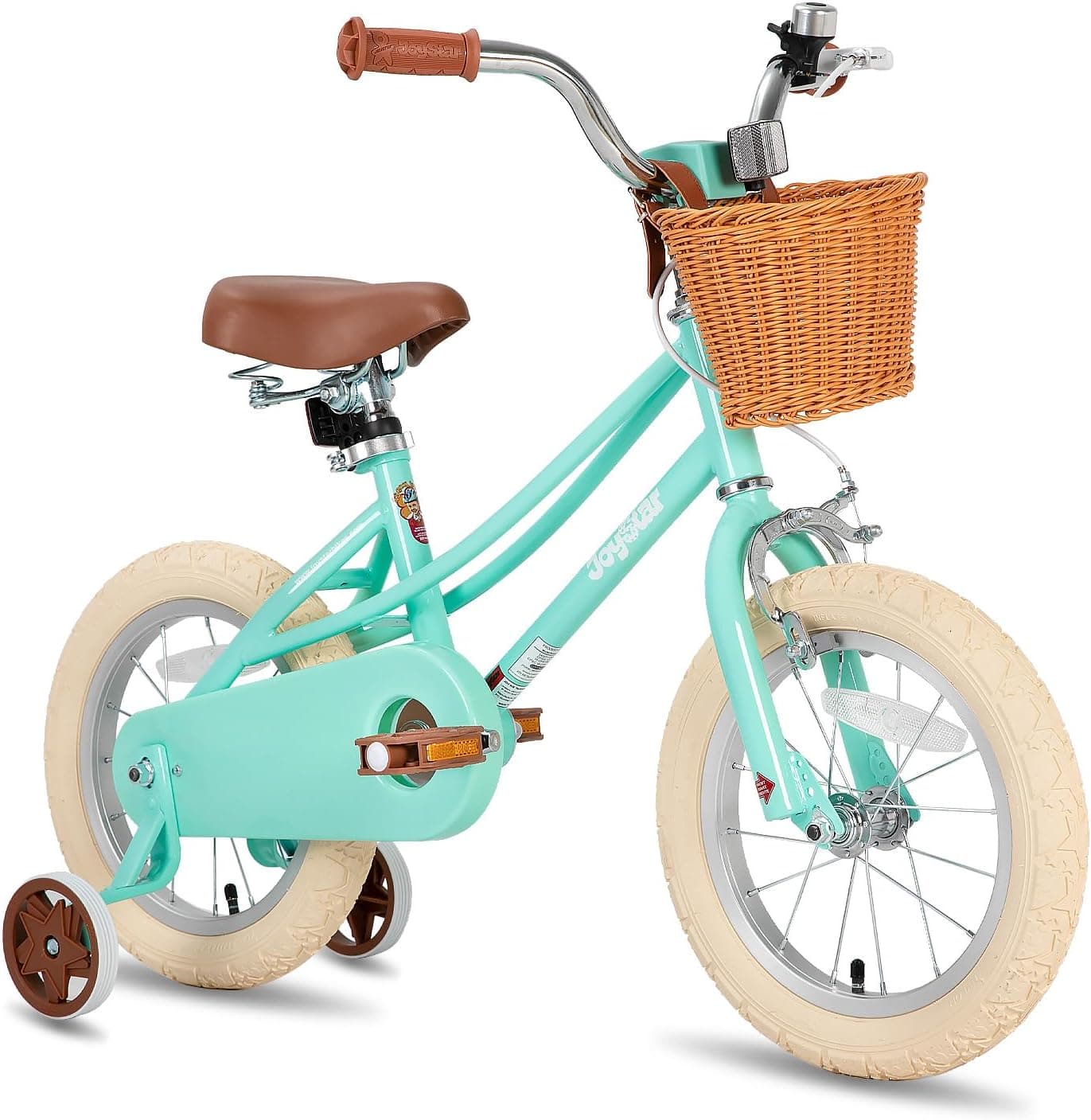 Bicicleta JOYSTAR para menina dos 2 aos 9 anos, 16 polegadas, com cesto e estabilizadores e descanso