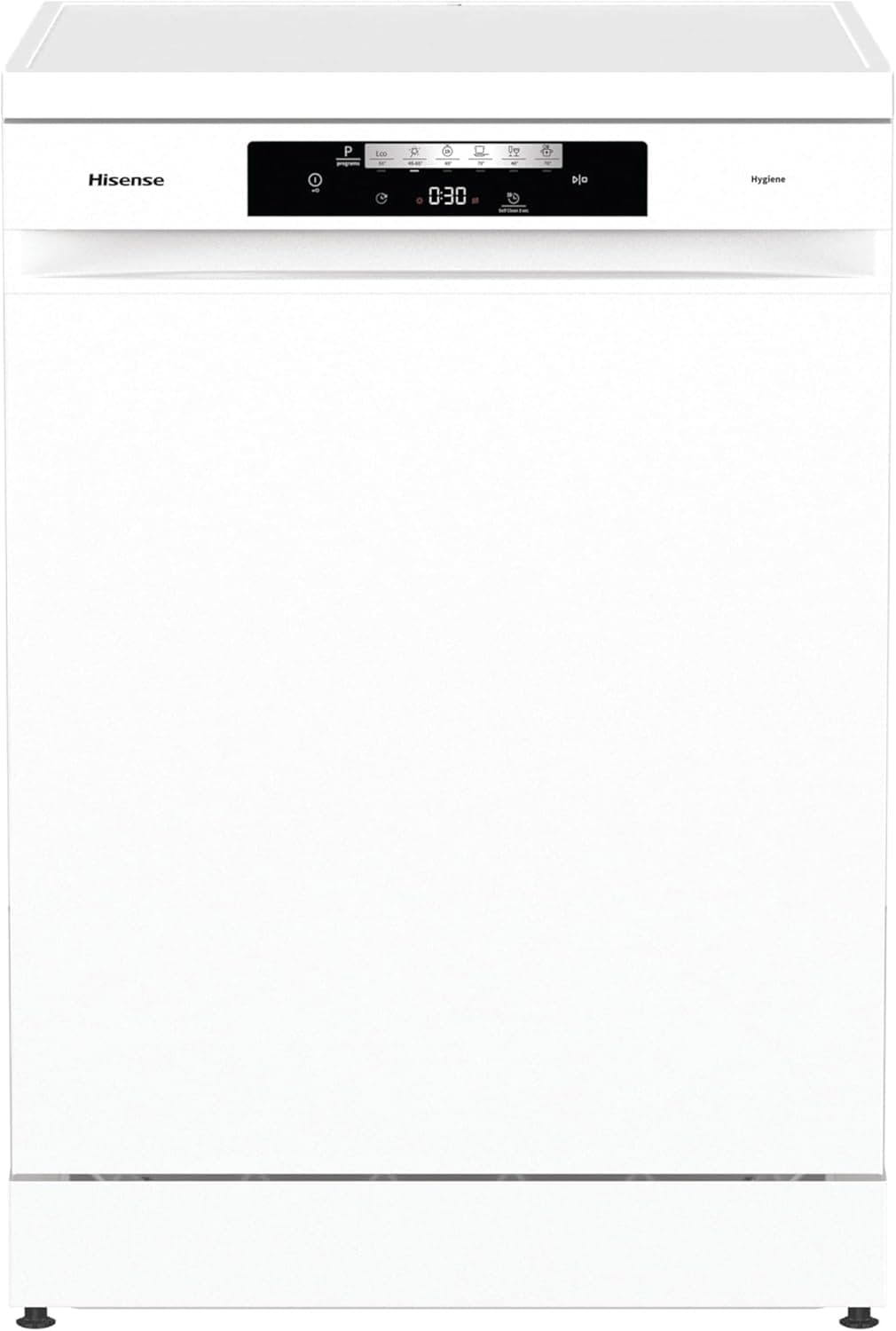 Hisense HS642C60W | Máquina de lavar loiça 14 conjuntos com porta autoabertura e controlo touch, 60 cm, classe C, branca