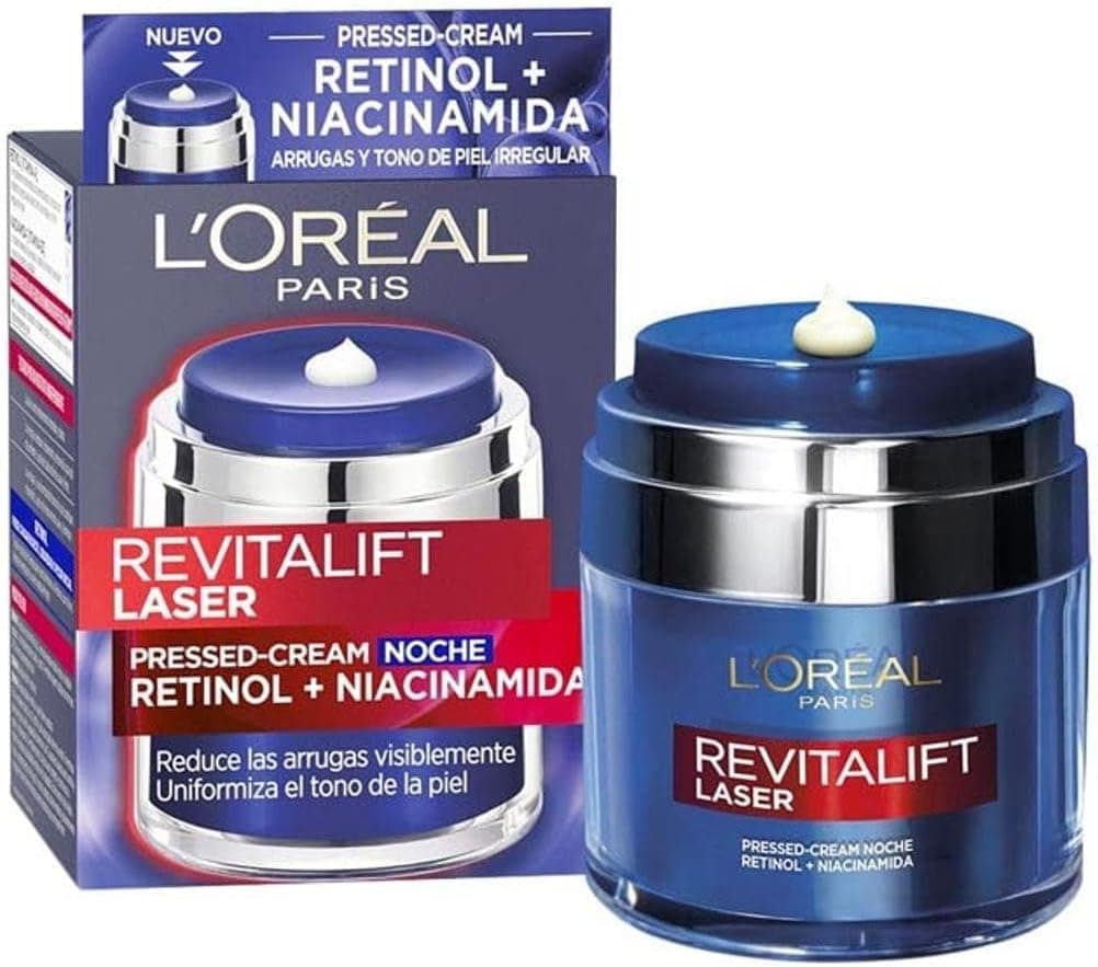 L'Oréal Paris Revitalift Laser | Creme de noite com retinol e niacinamida, 50 ml