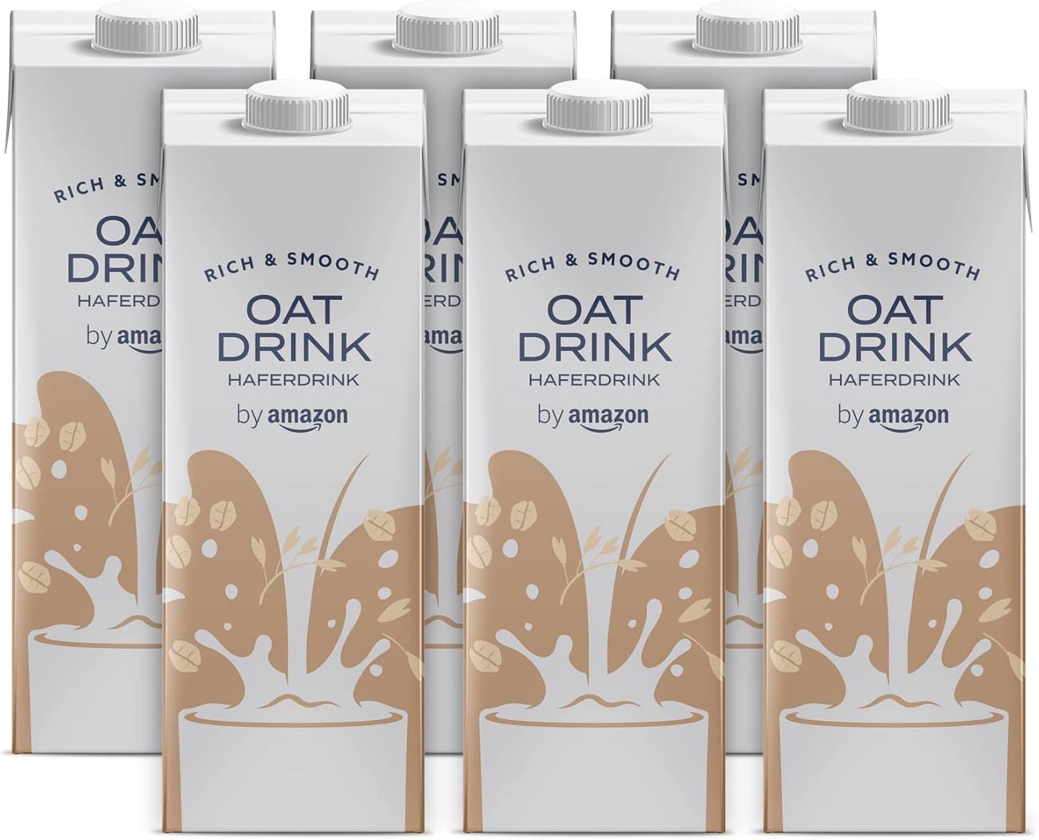 by Amazon Bebida de aveia, 6 x 1 L