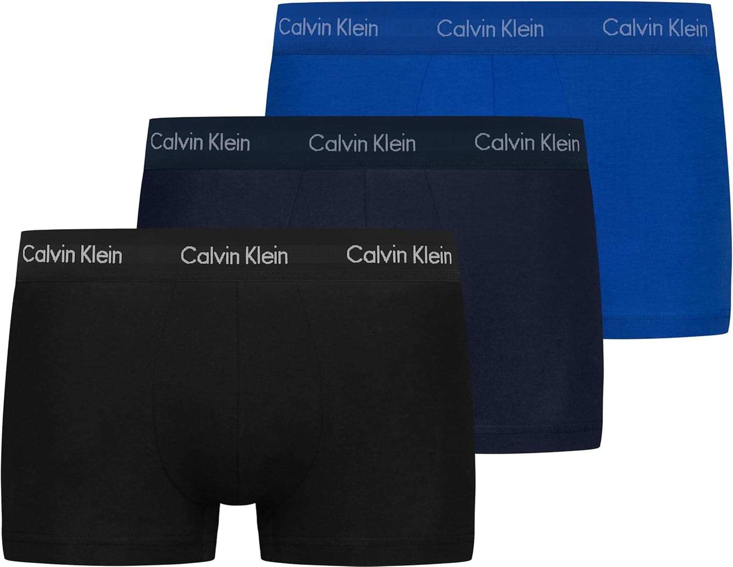 Calvin Klein | Pack de 3 boxers low rise em algodão elástico para homem
