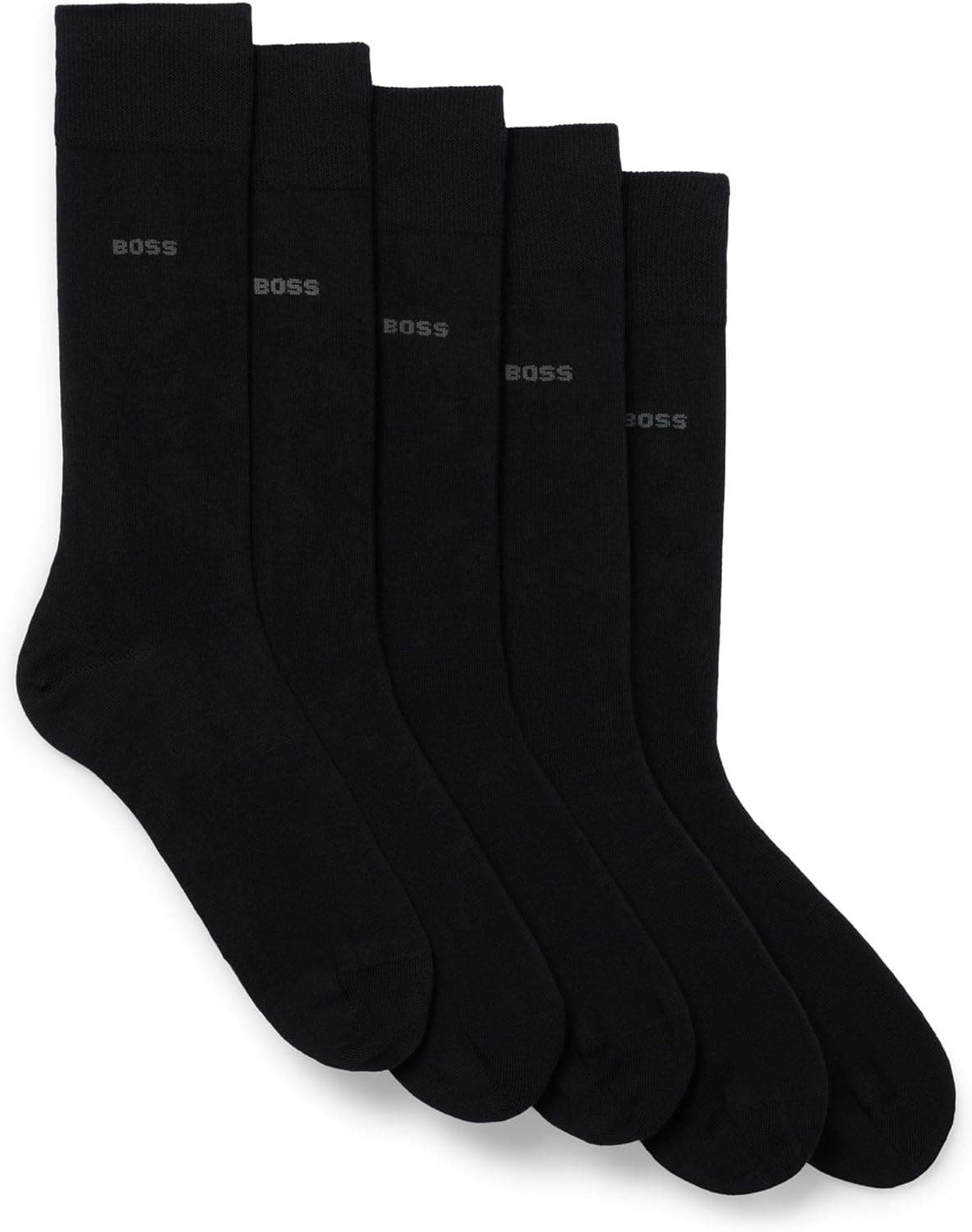 BOSS Meias para homem, pack de 5 pares
