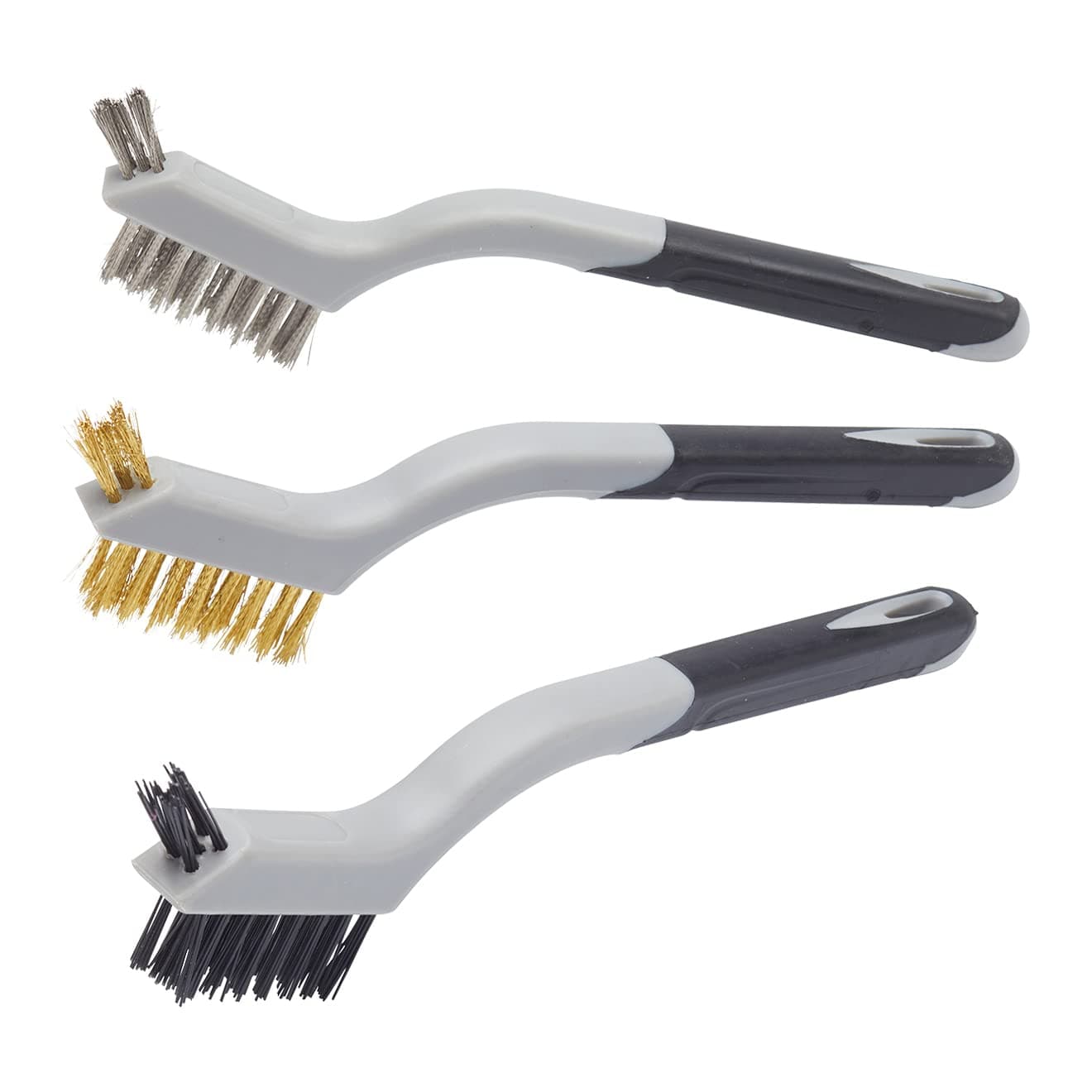 Rodo Fsat002 suave aderência mini escova de arame conjunto 3 unidades