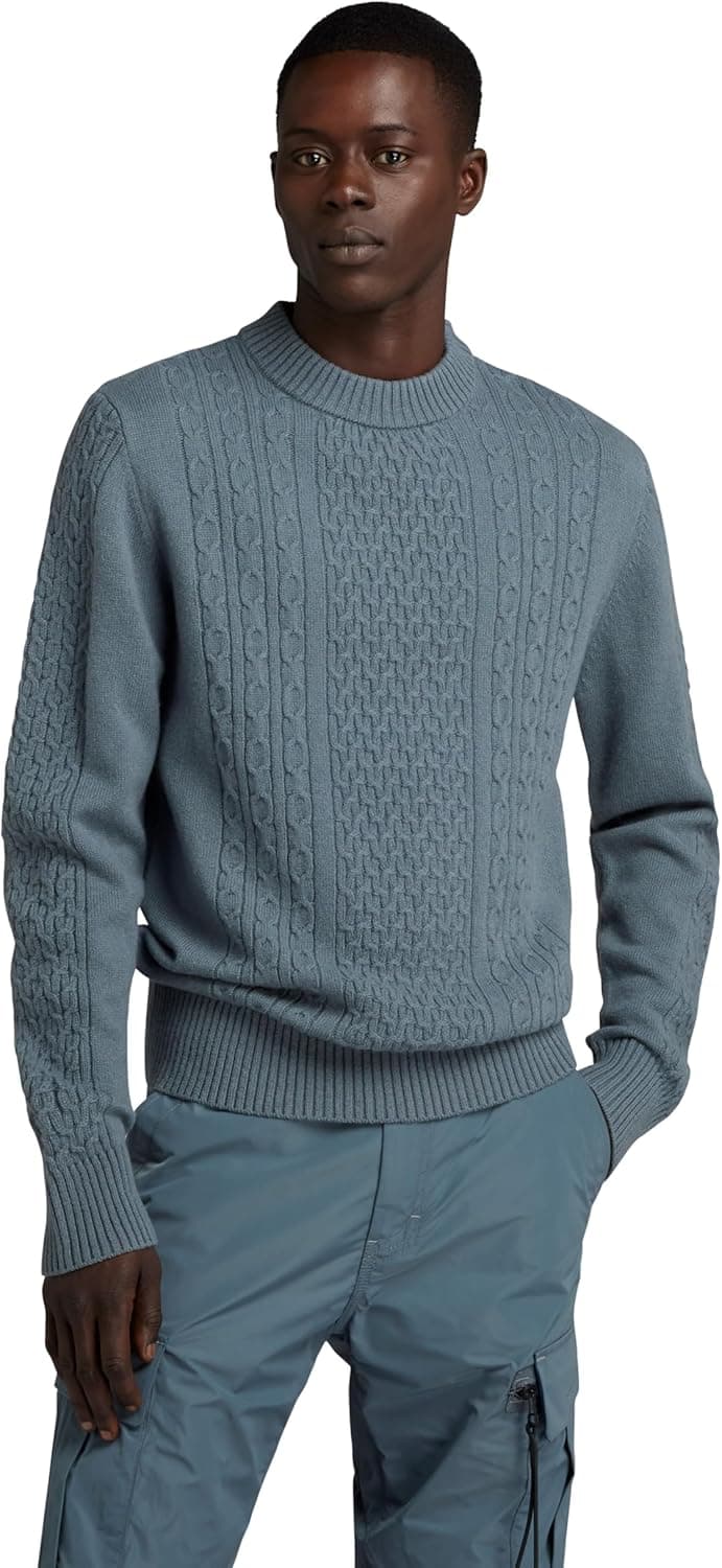 G-STAR Jersey Cable Knitted Camisola para homem