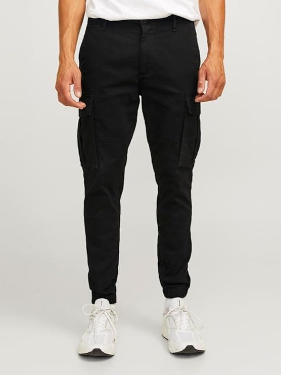 JJ REBEL Jrebmichael Slim Show Noos Calças cargo para homem