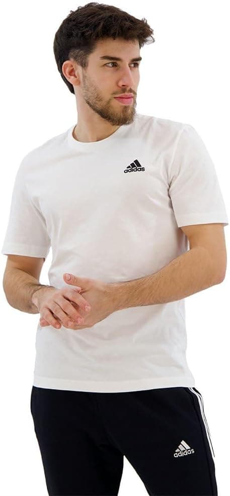 adidas Essentials Single Jersey Embroidered Small Logo T-shirt para homem