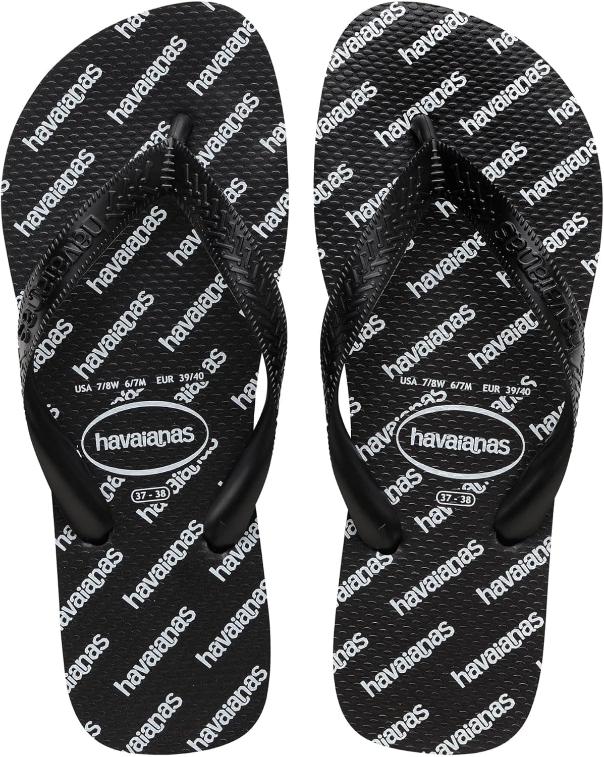 Havaianas Top Logomania Essentials | Chinelos de dedo unissexo leves e confortáveis com detalhe de logótipo