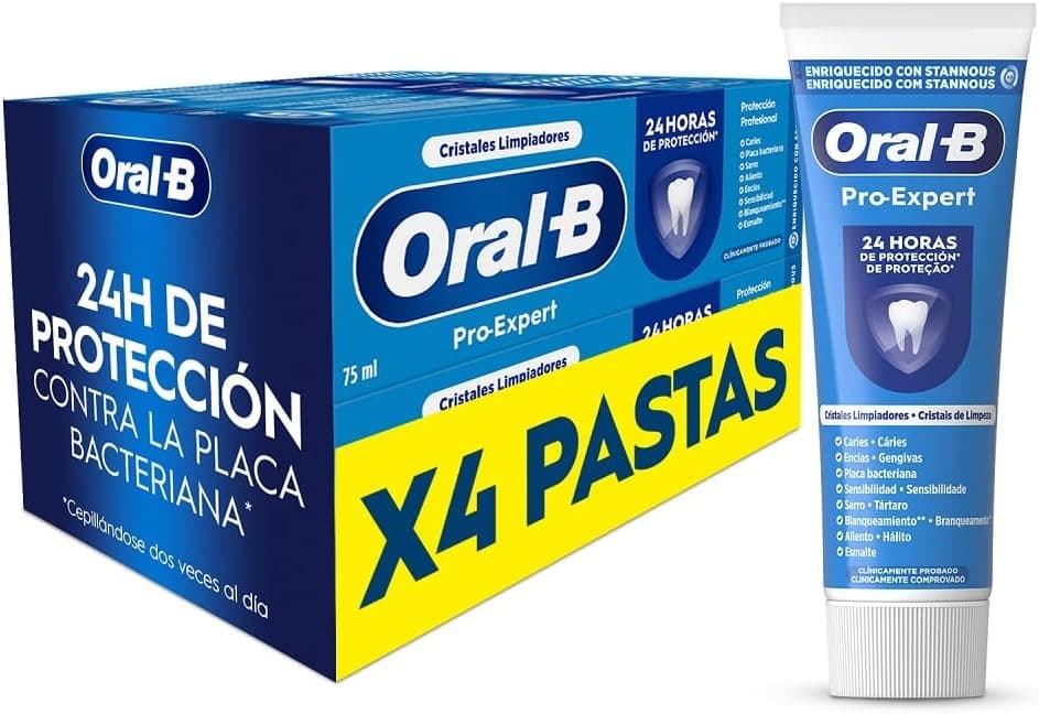 Oral-B Pro-Expert Proteção profissional pasta dentífrica, 4 x 75 ml