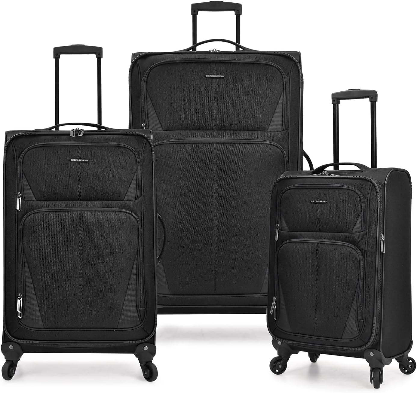 U.S. Traveler Aviron Bay - pack de 2 malas expansíveis com rodas giratórias