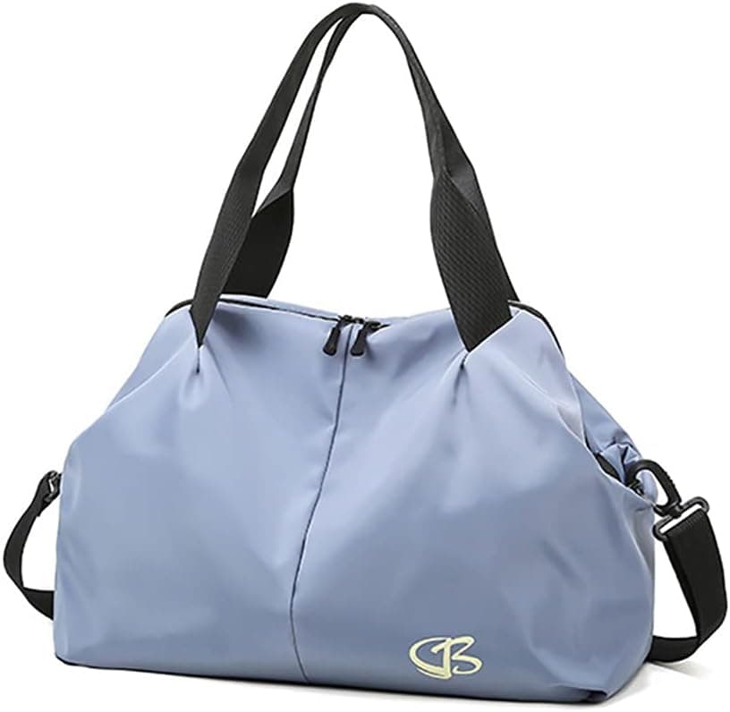 Vllcsla Saco desportivo mulher bolso húmido, mala desportiva pequena mulher mala de ginásio pequena, mala de viagem resistente à água, mochila de ginásio para mulher, mala de fim de semana suave,