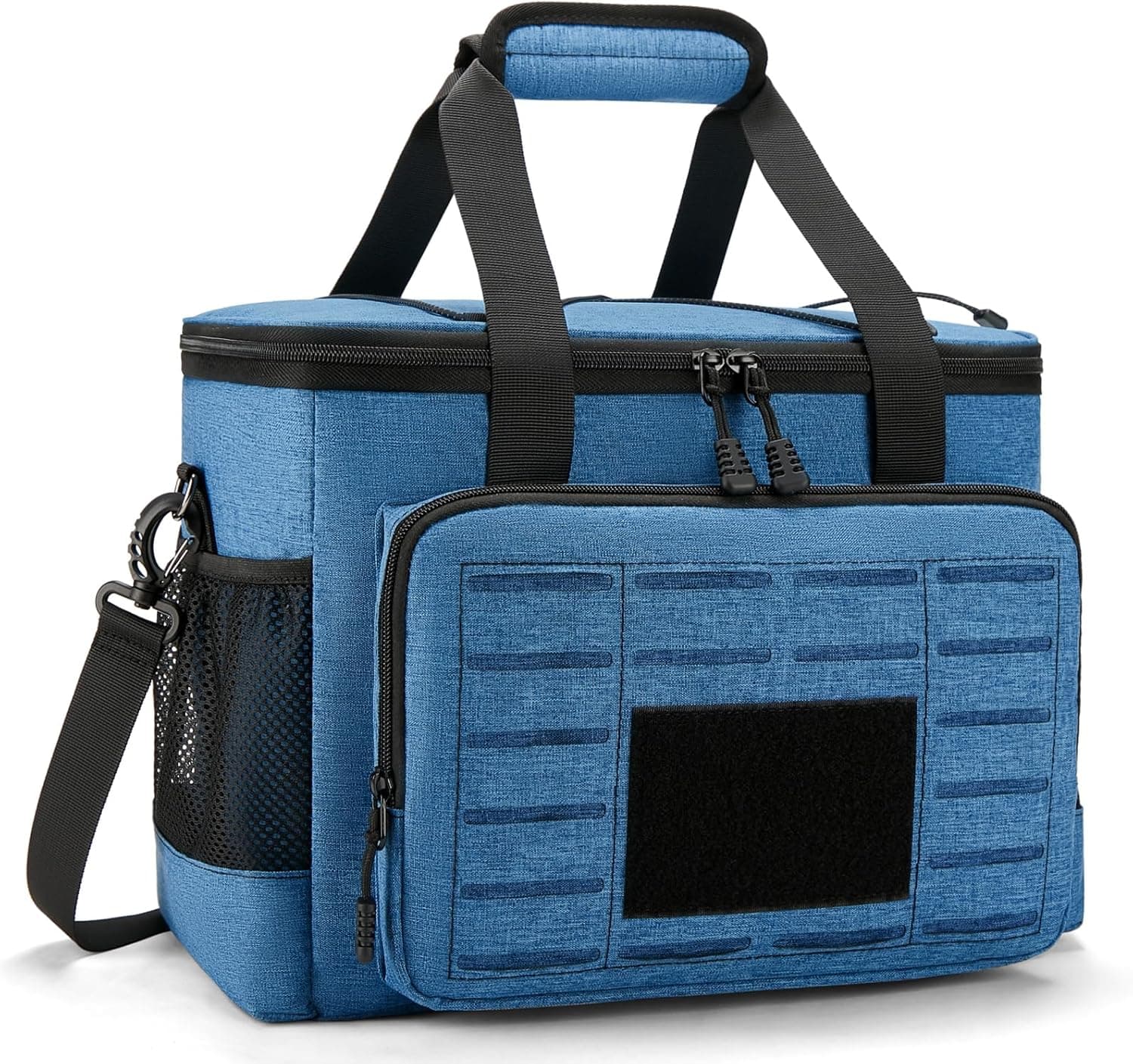 Saco térmico 20 l bolsa de frigorífico tática dobrável - bolsa frigorífico para homem com alça ajustável para o ombro: Mala frigorífico portátil de praia para piquenique em família na praia Camping