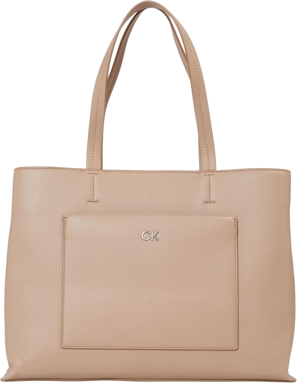 Calvin Klein Bolsa Tote mulher Daily Medium tamanho médio, bege (Chanterelle)