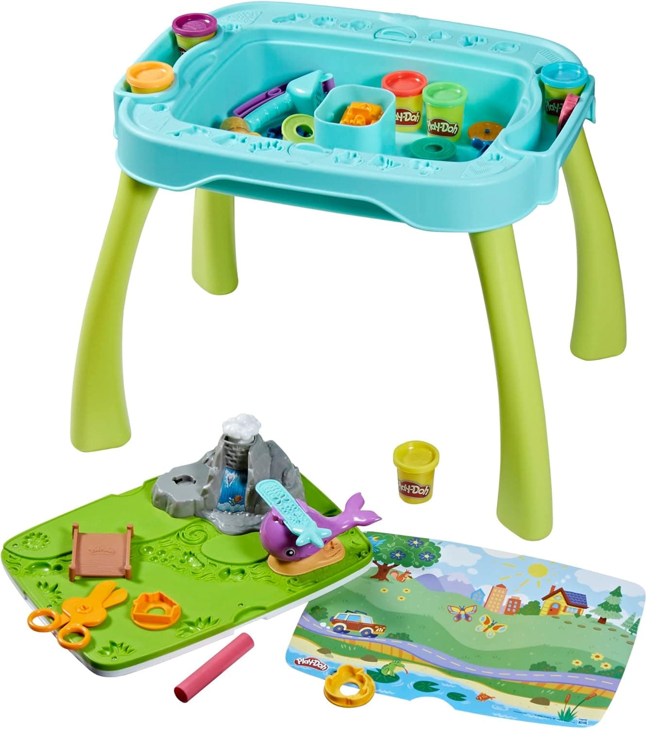 Play-Doh - Primeiras criações do pequeno chef com 14 acessórios de cozinha de brinquedo - conjunto de artesanato infantil - meninos e meninas de 3 anos ou mais