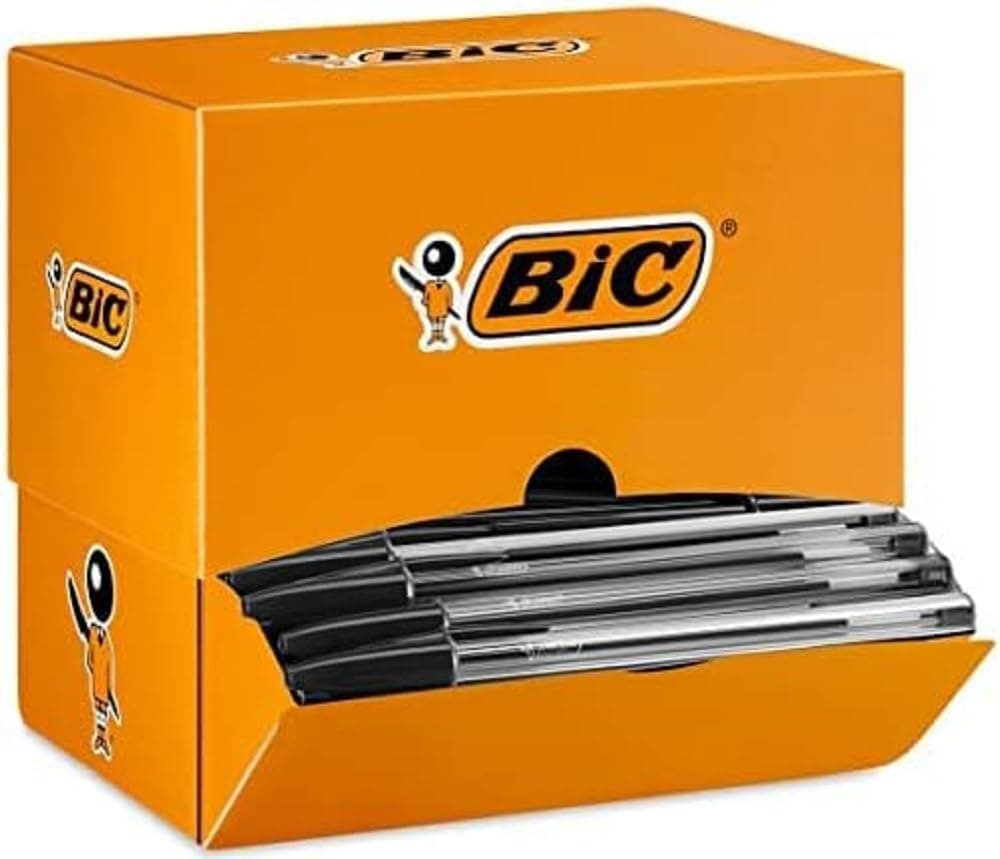 BIC Cristal Original | Caixa com 150 esferográficas de ponta média preta