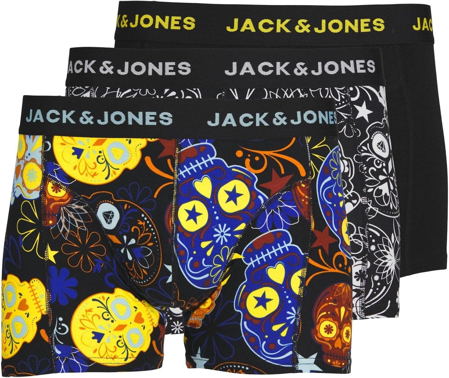 Jack & Jones Boxers para homem, pack de 3
