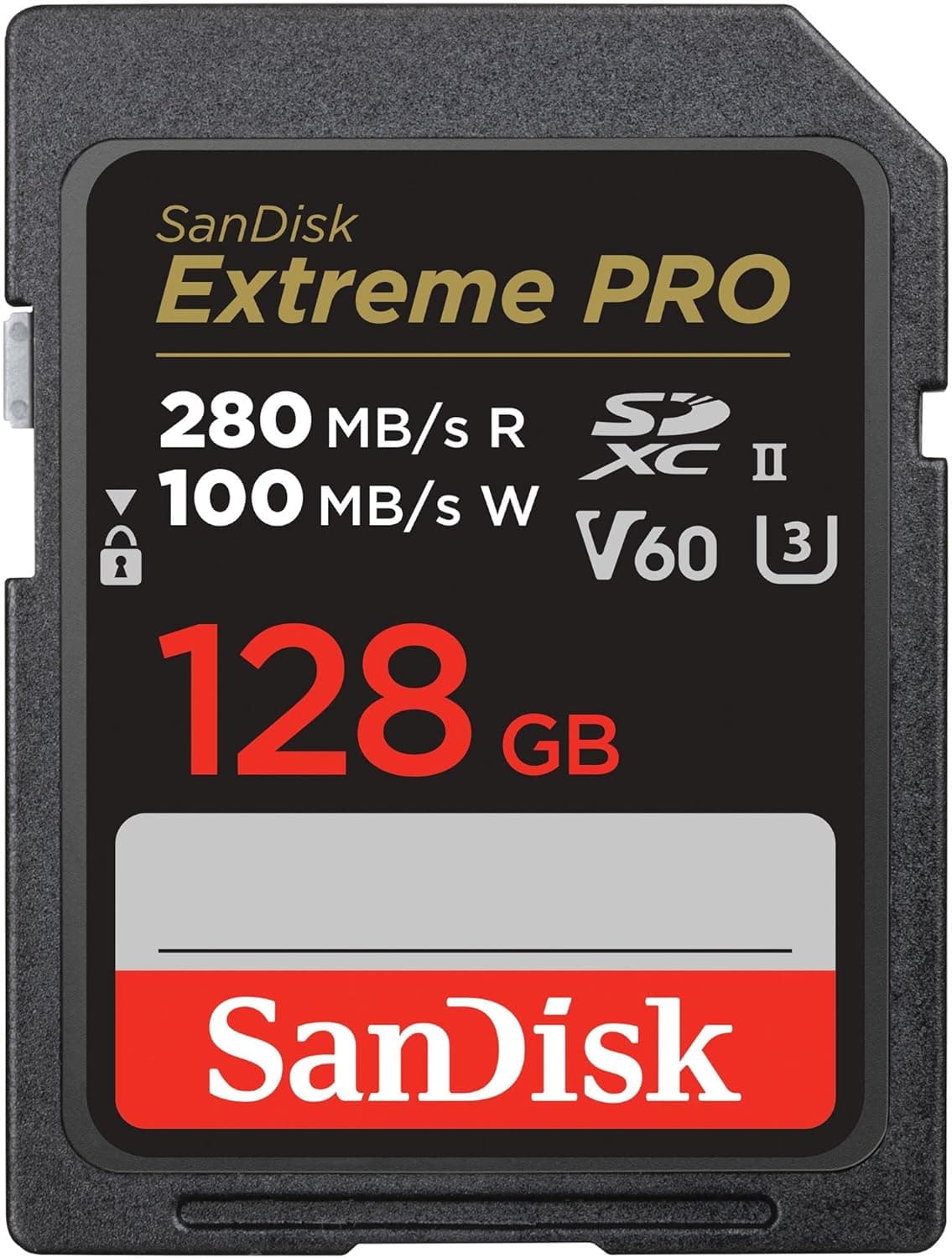 SanDisk Extreme PRO 128GB | Cartão de memória SDXC UHS-II com velocidade até 280MB/s