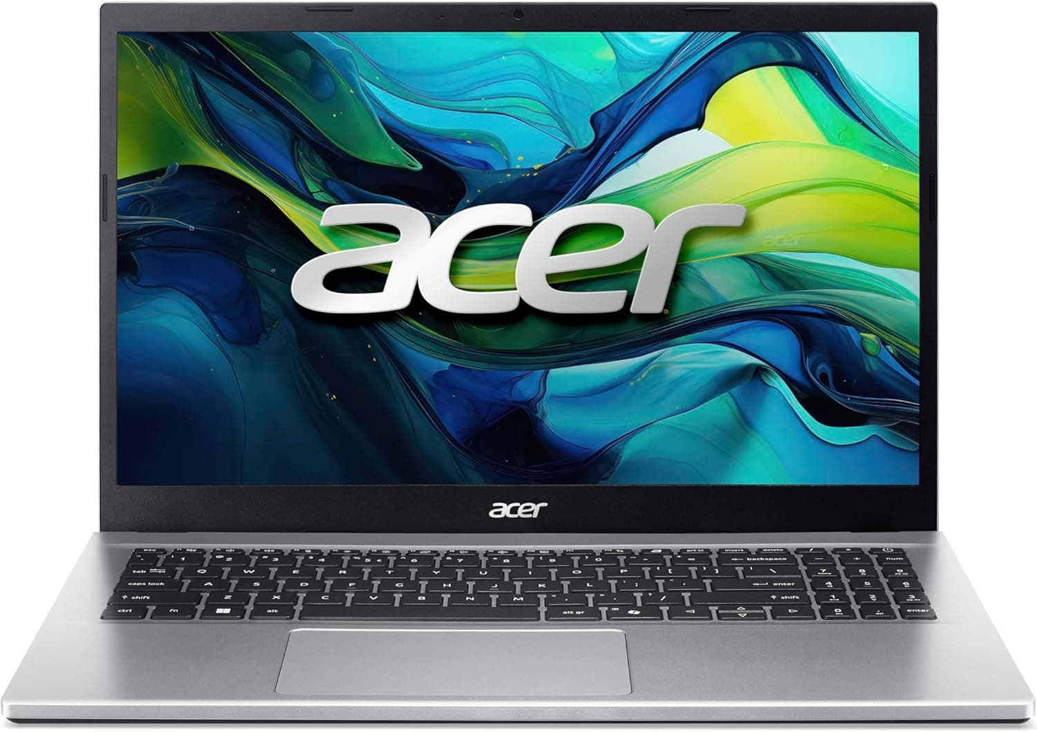 Acer Aspire Go 15 AG15-42P-R6UP, Computador portátil Full HD de 15,6" (AMD Ryzen 5 5625U, 8 GB RAM, 512 GB SSD, AMD Radeon Graphics, Windows 11 Home), cor prateada, teclado QWERTY espanhol