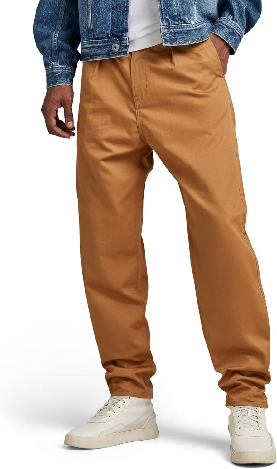 G-STAR RAW Calças plissadas chinesas relaxadas para homem