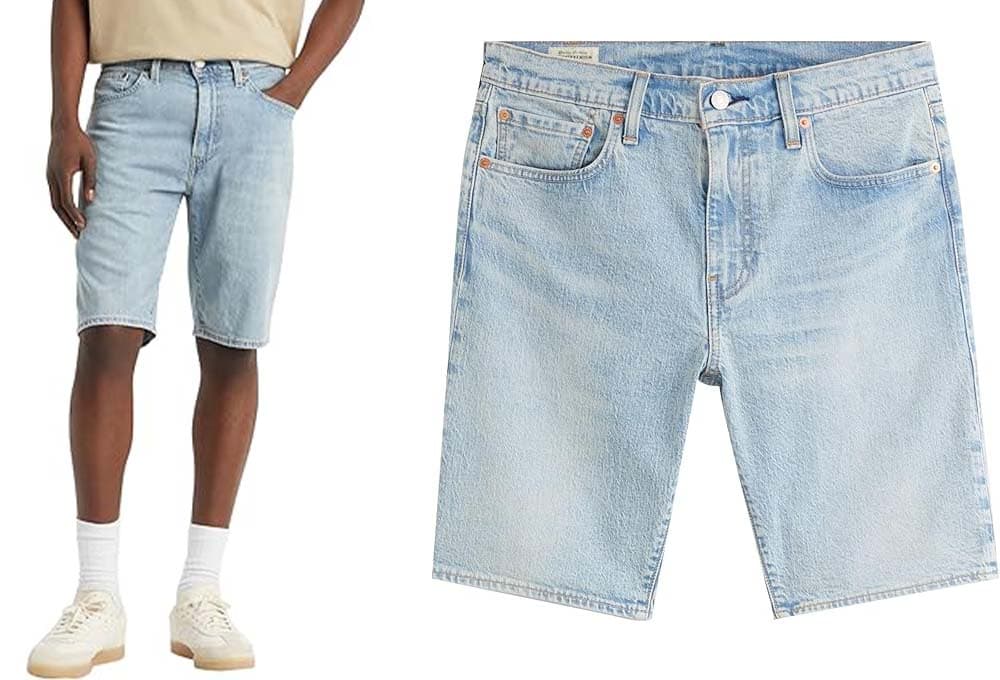 Levi's 405 Standard Calções de ganga para homem