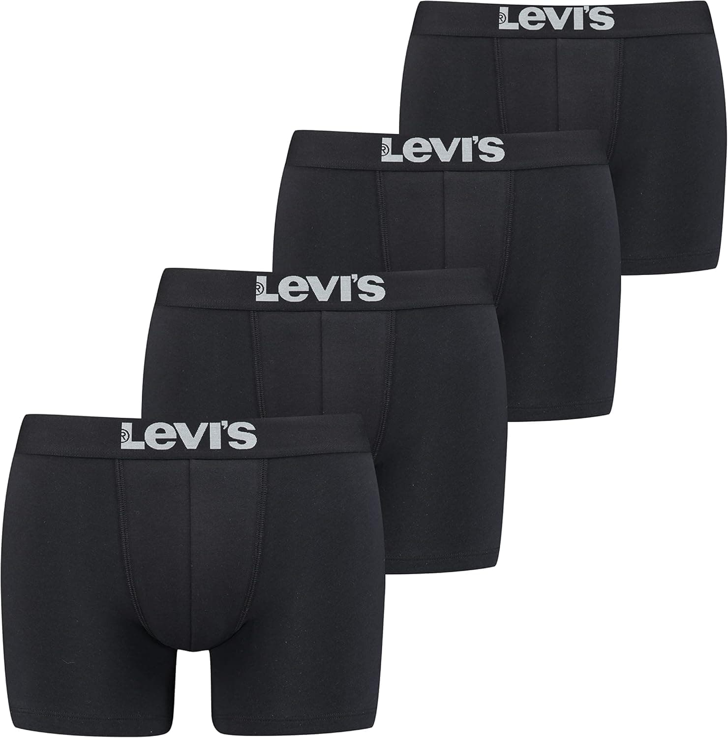 Levi's Boxer roupa interior para homem (embalagem de 4)