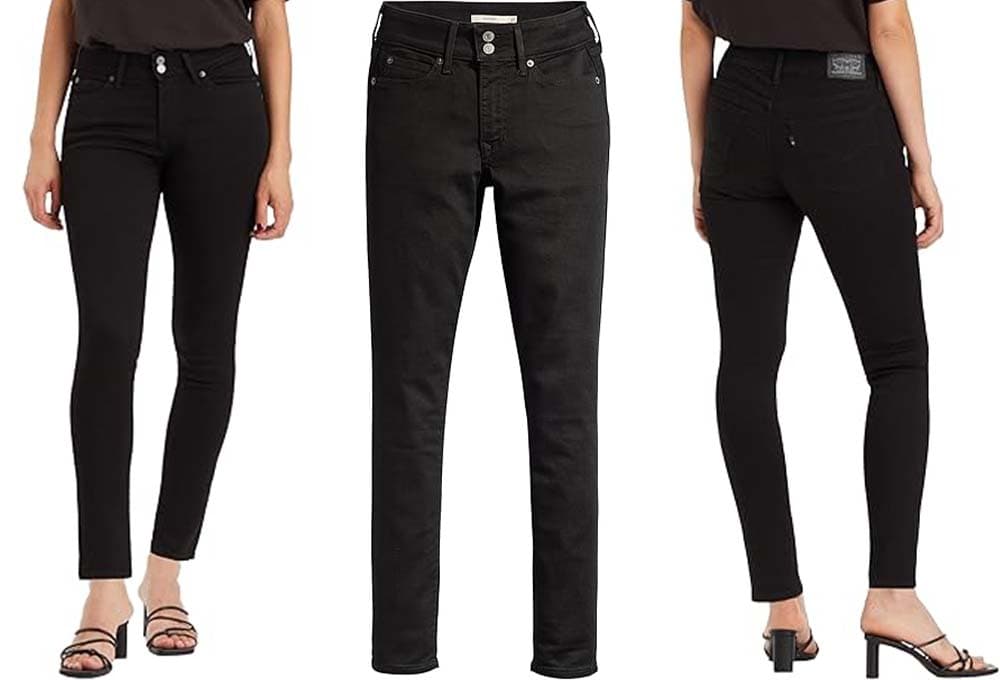 Levi's 711 Double Button Calças de ganga para mulher
