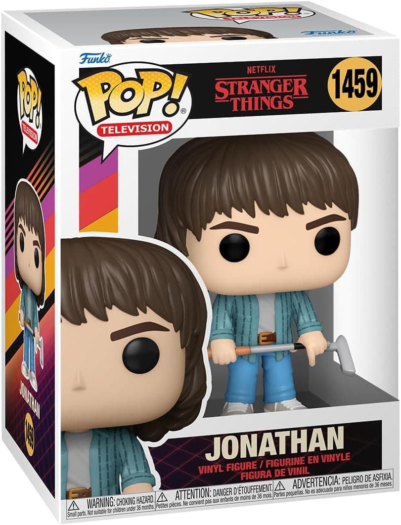Funko Pop! TV: Stranger Things - Jonathan Byers with Golf Club - Figura de vinil colecionável