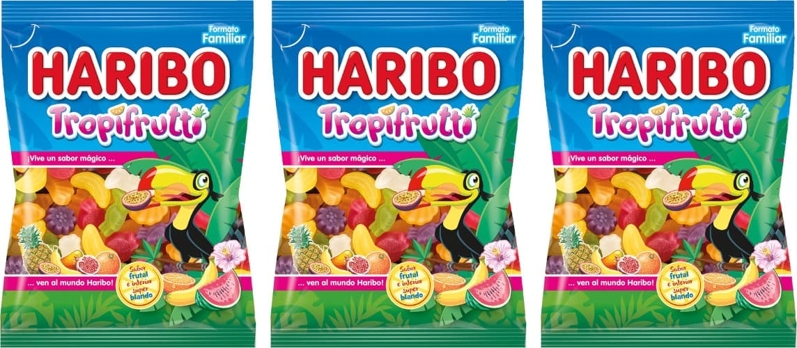 HARIBO Tropifrutti, 250 g x 3