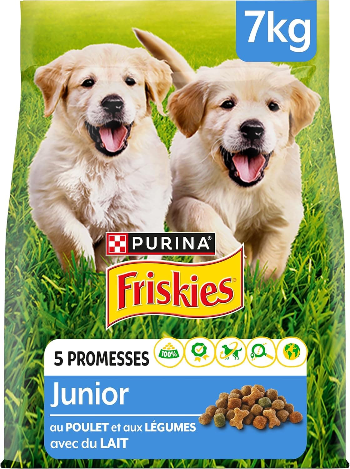 FRISKIES Croquetes cachorro frango leite legumes 7 kg