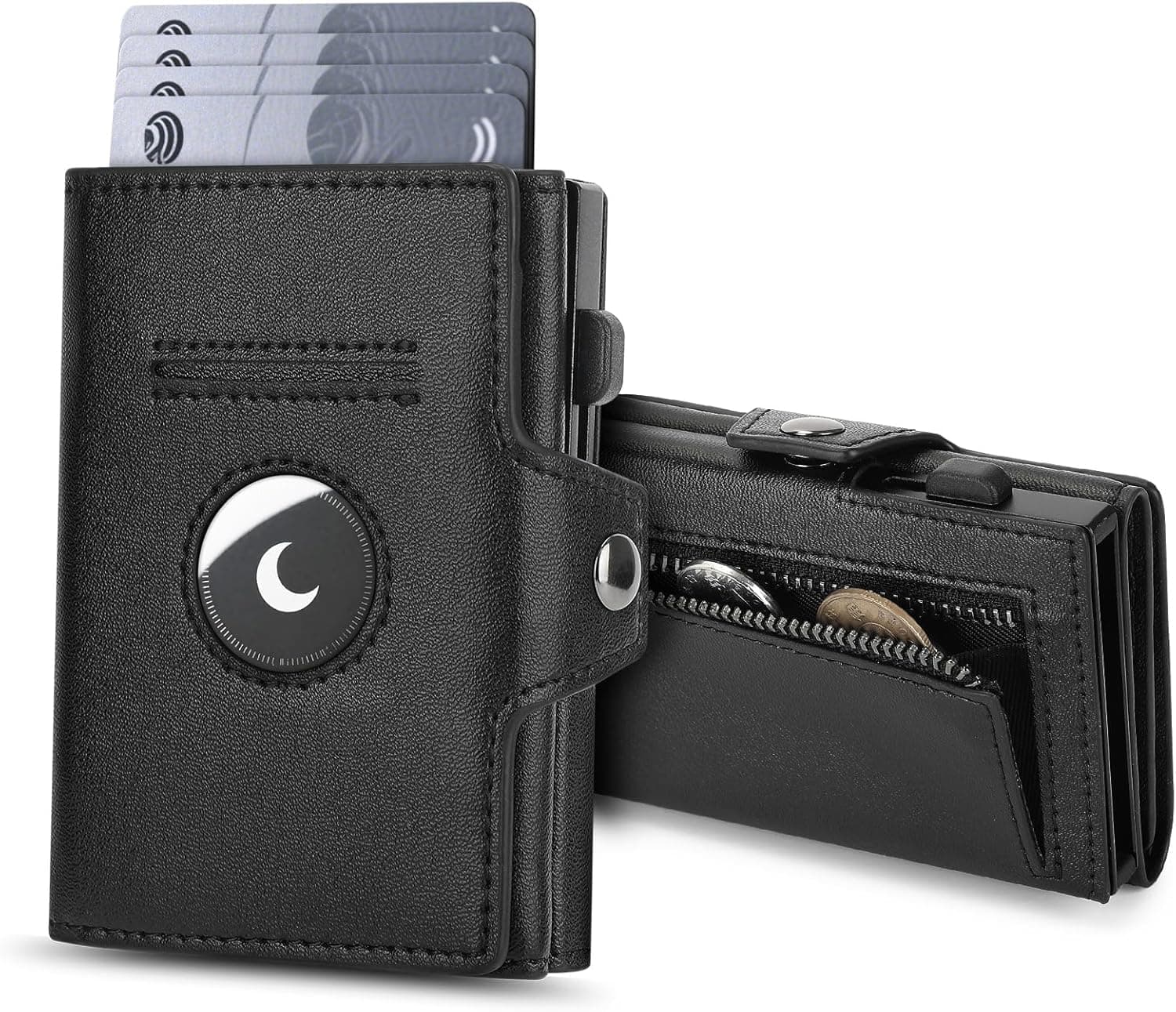 BAIGIO | Carteira para homem com proteção RFID e porta-cartões para 8 cartões