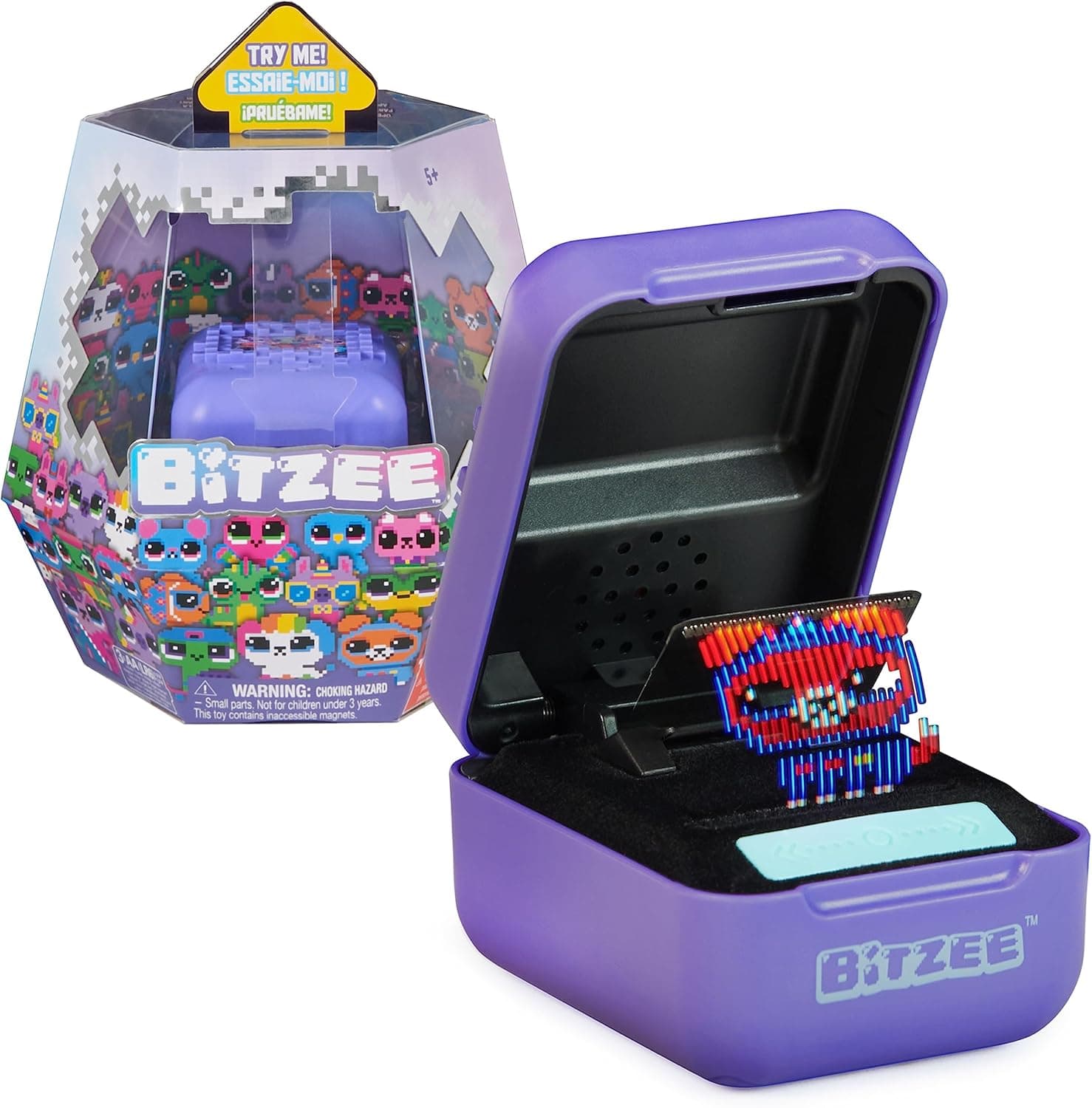 Bitzee 6067790 | Mascota virtual interativa com 15 animais digitais para crianças a partir dos 5 anos