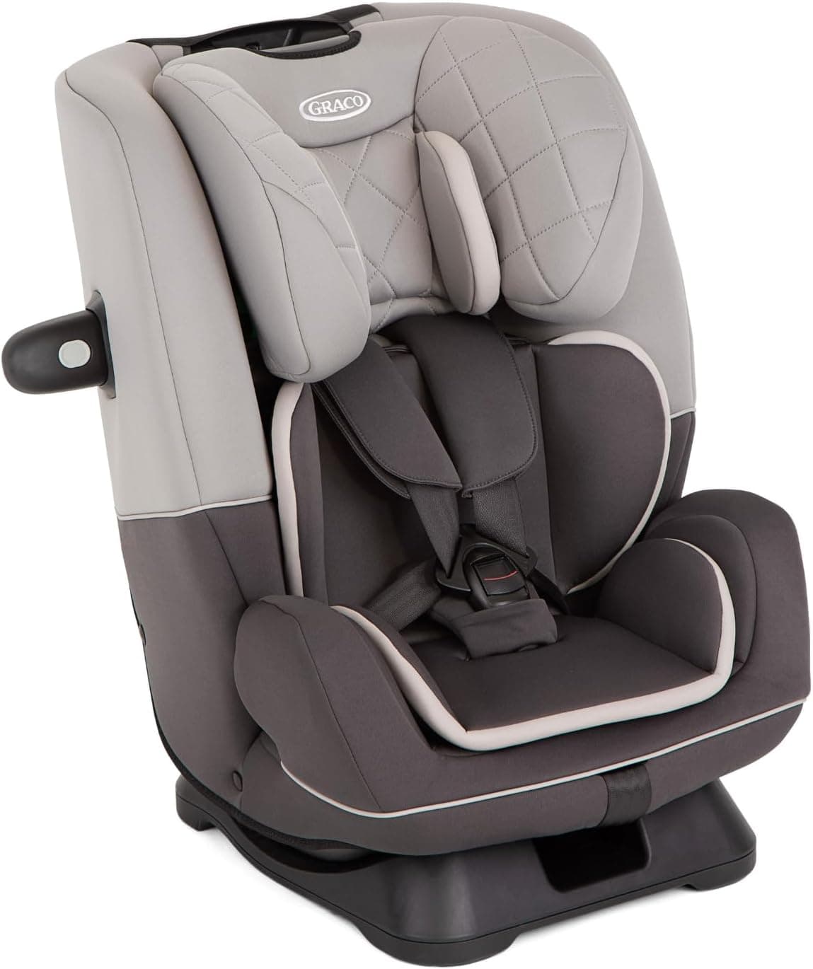 Graco - SlimFit R129 Cadeira de carro evolutiva 2 em 1, de 40 a 145 cm (desde o nascimento até aos 12 anos aprox. ), cor ferro