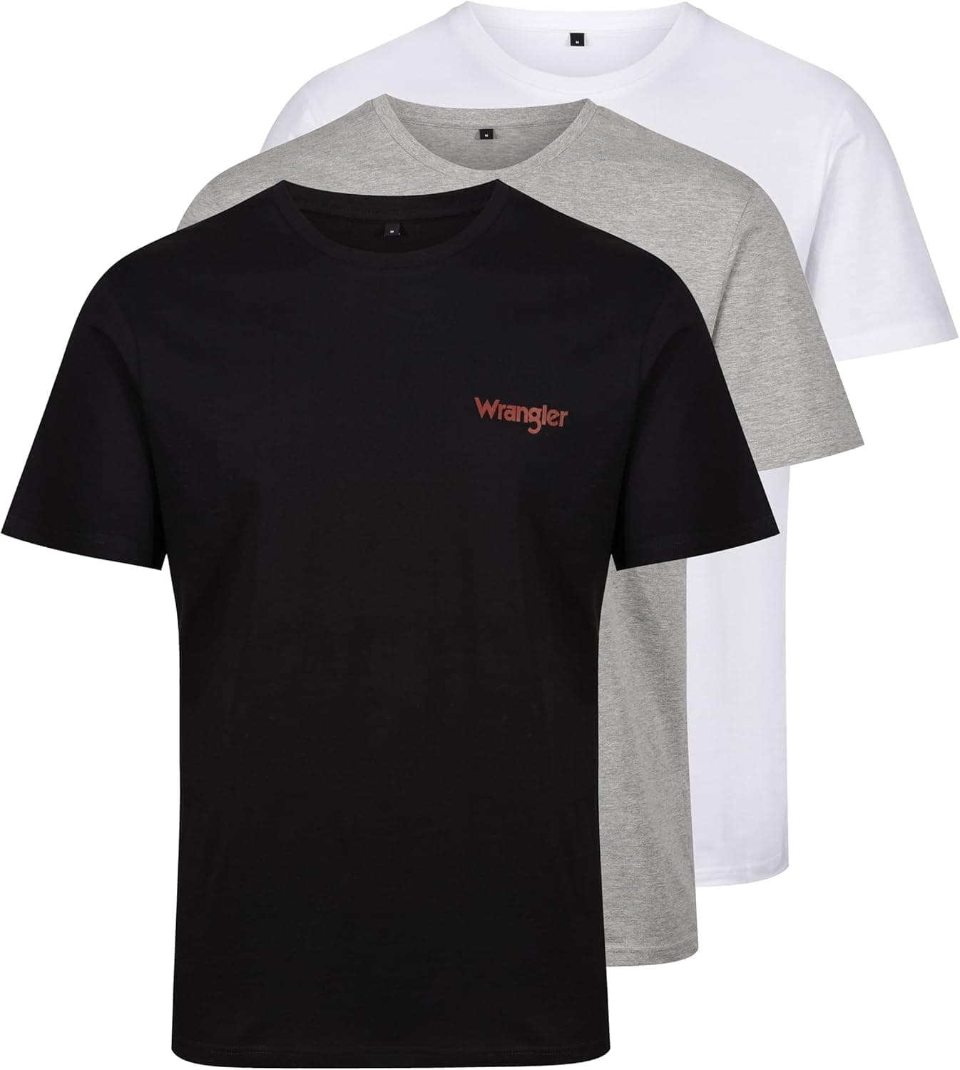WRANGLER Marston T-shirt para homem (pacote de 3)