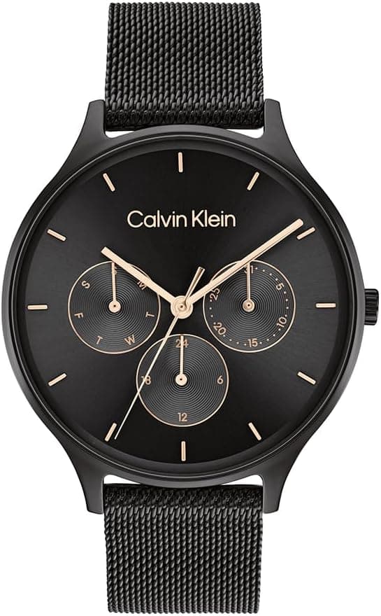 Calvin Klein Relógio analógico de quartzo multifuncional para mulher 