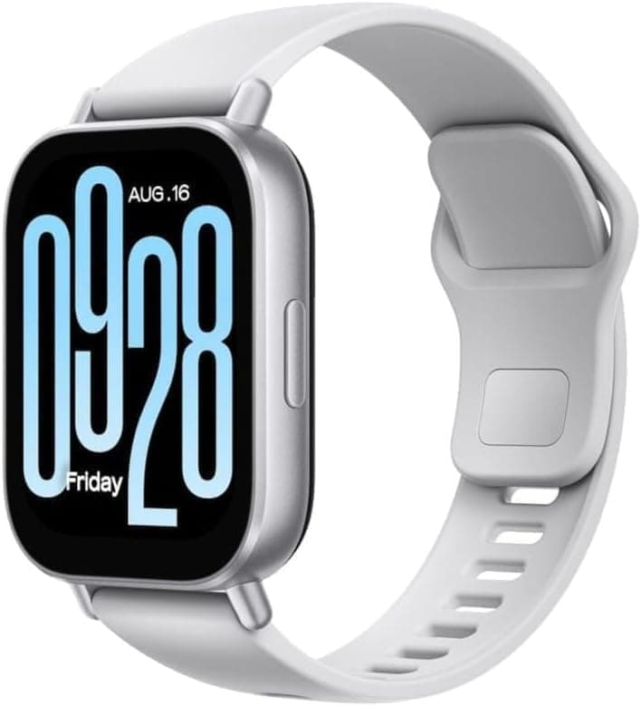 Xiaomi Redmi Watch 5 Active, ecrã LCD de 2", 3 microfones e alto-falante, até 18 dias de duração, mais de 140 modos desportivos, prateado