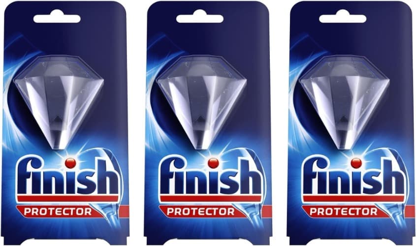 Finish Dishwasher Protector | Protetor para máquina de lavar loiça contra descoloração do vidro até 50 lavagens 30 g x 3