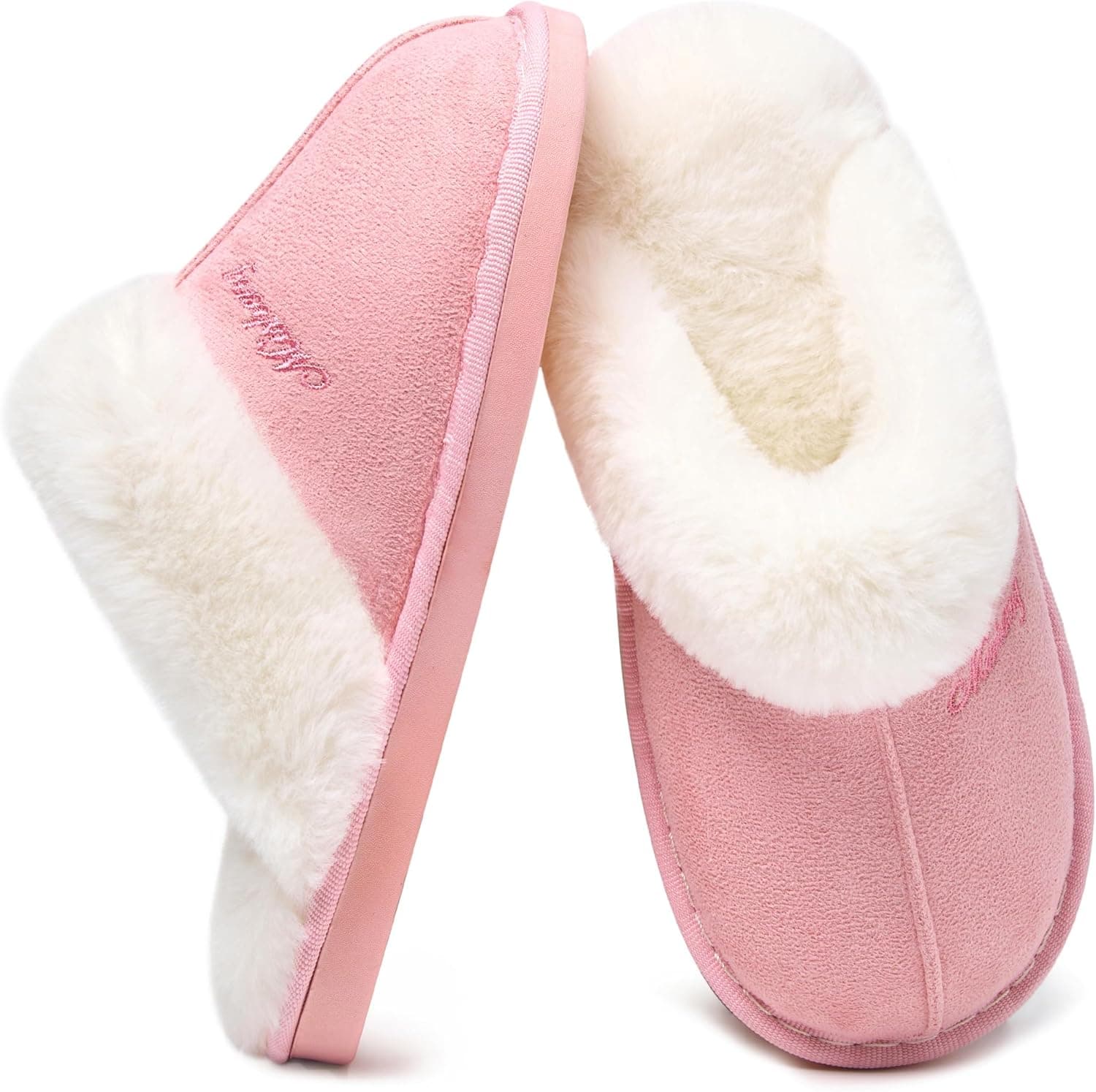 Donpapa Pantufas de inverno com espuma de memória para mulher