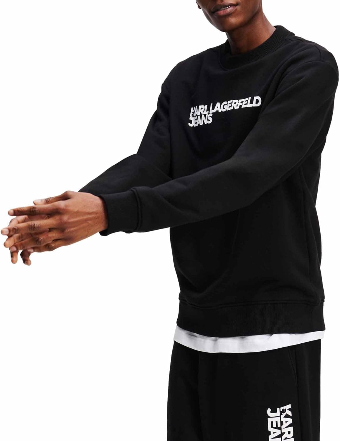 KARL LAGERFELD JEANS Sudadera Klj Reg Essential Logo Homem