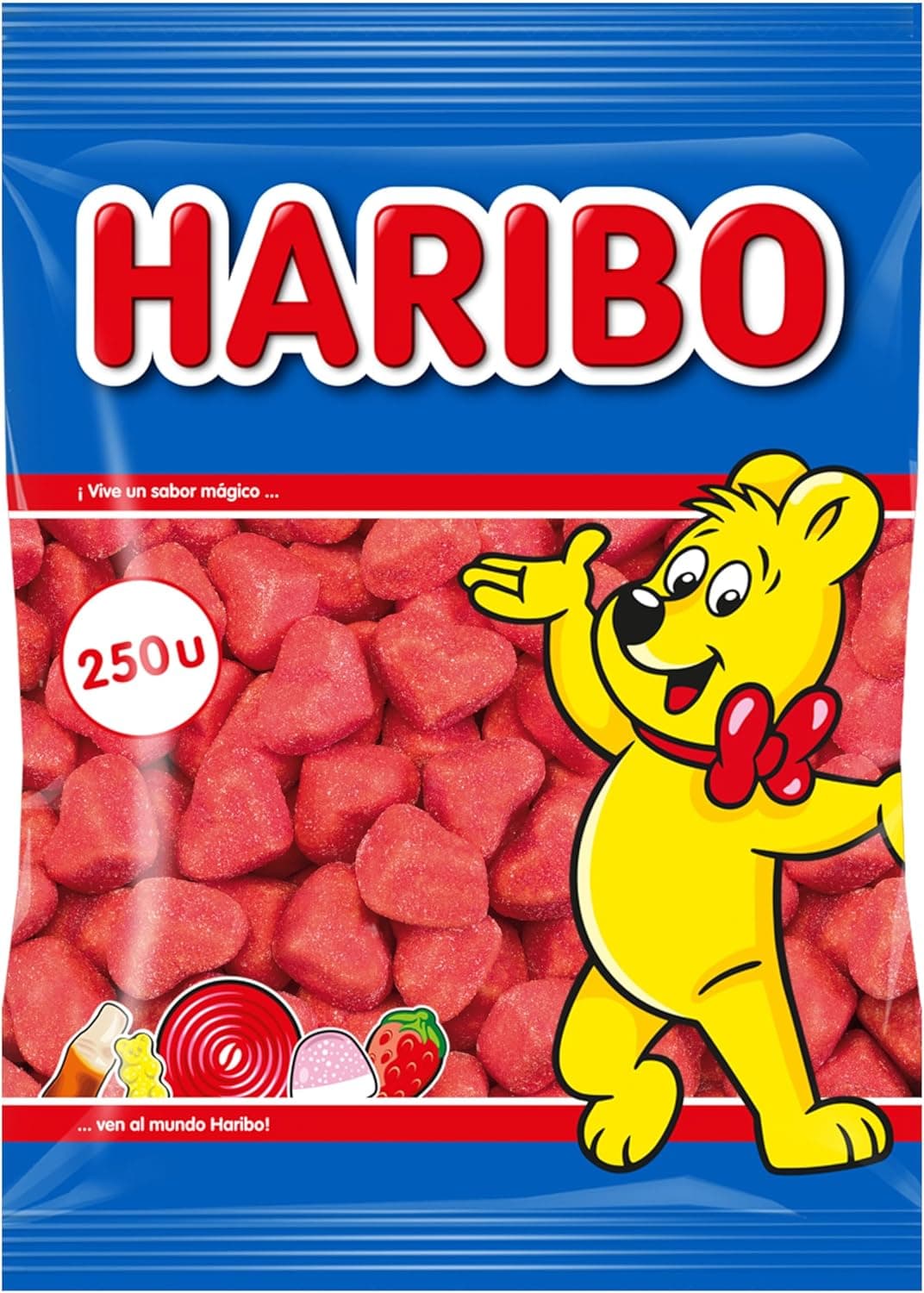 HARIBO CORAÇÃO SOFT 250 unidades 1,5kg