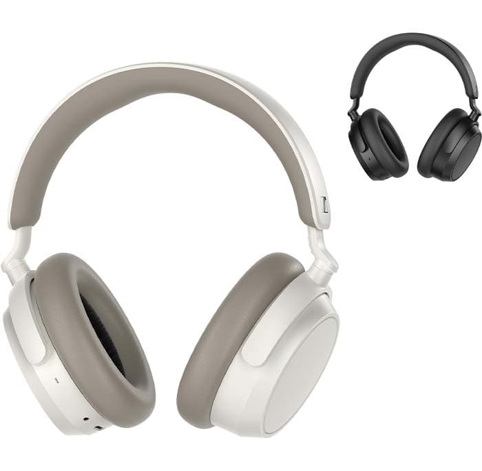Sennheiser ACCENTUM Plus Wireless Auriculares com Bluetooth, função de áudio de carregamento rápido, autonomia de 50 horas e cancelamento de ruído ativo híbrido adaptativo