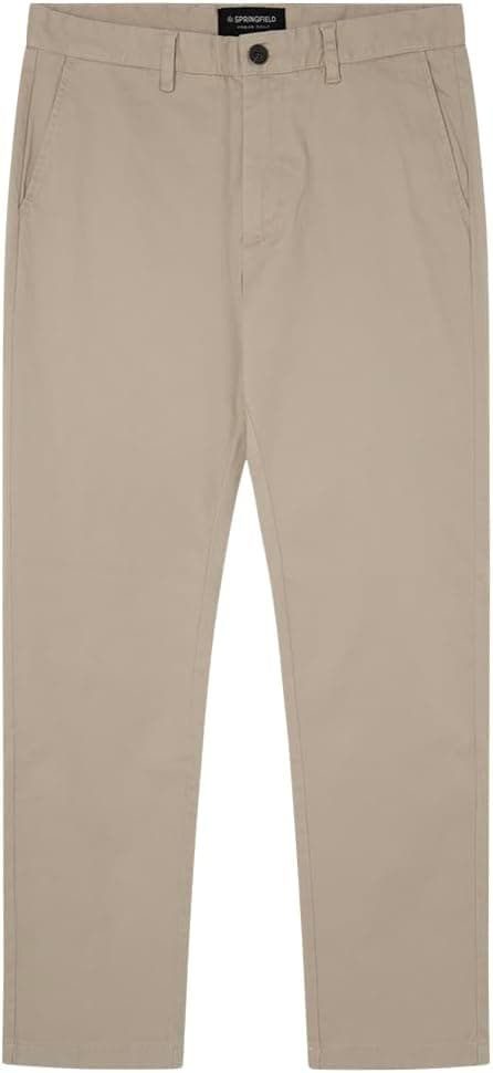 SPRINGFIELD Structure Calças chinesas vestir Comfort Slim fit para homem