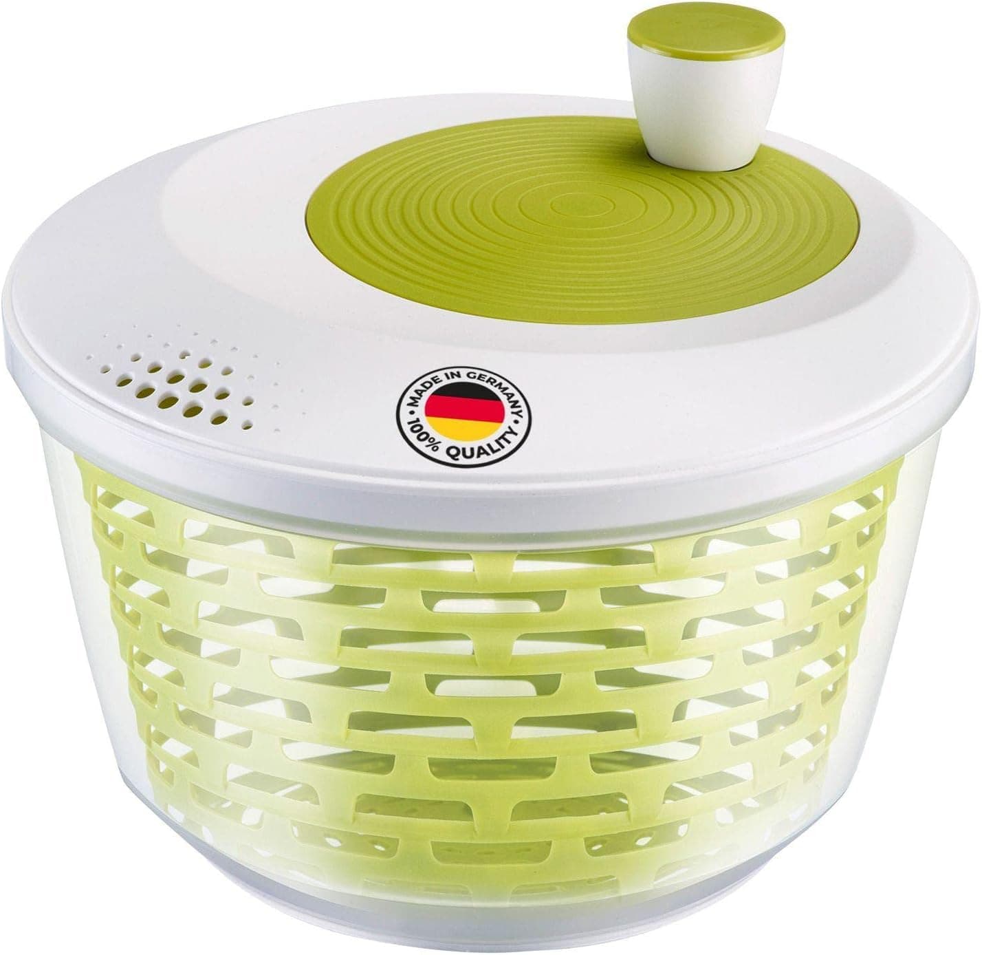 Westmark Centrifugadora de alface, capacidade: 4,4 litros, ø 23,5 cm, plástico, sem BPA