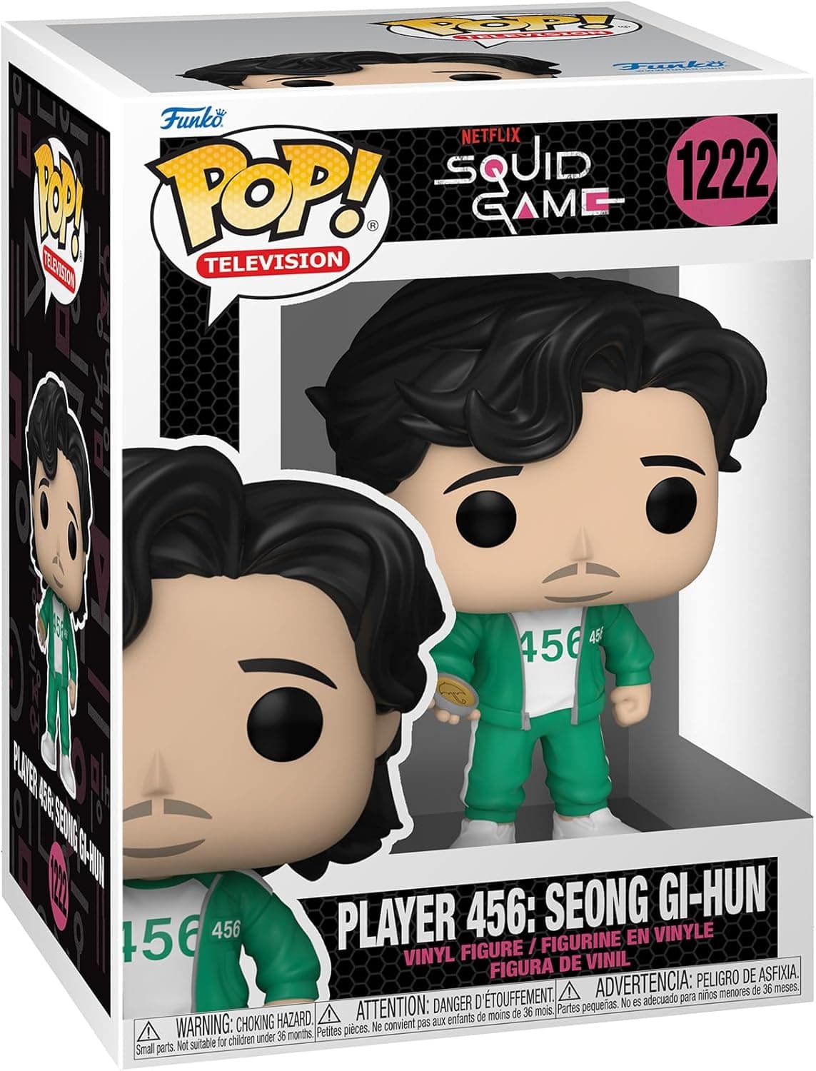 Funko Pop! TV: Squid Game - Gi-hun 456 - o jogo da lula - figura de vinil colecionável - ideia de presente - mercadoria oficial