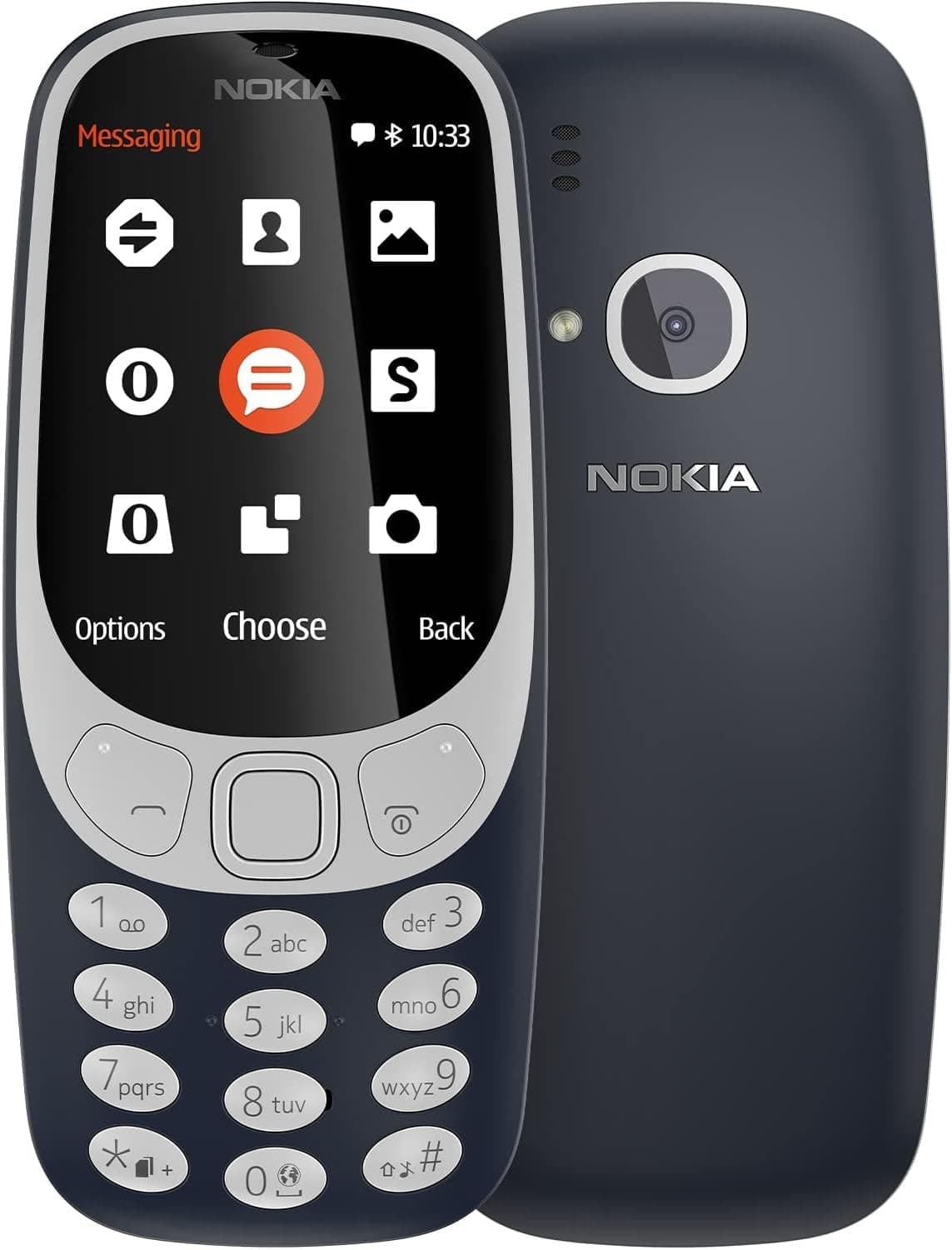 Nokia 3310 Dual SIM - Telemóvel retro, cor azul-escuro - versão 2017