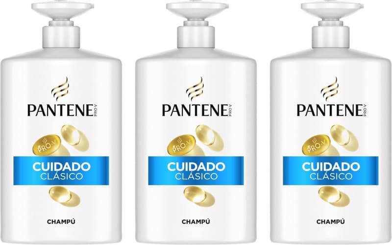 Pantene Pro-V Classic Clean champô Cuidado Clássico, 1L x 3