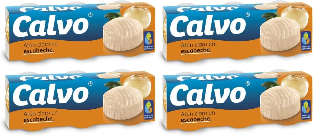 Calvo - Atum claro em escabeche, 80 g x 12