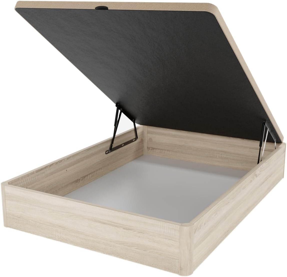 Duérmete Online - Sommier absorvente super reforçado de grande capacidade com tampa respirável 105 x 190 cor cambria