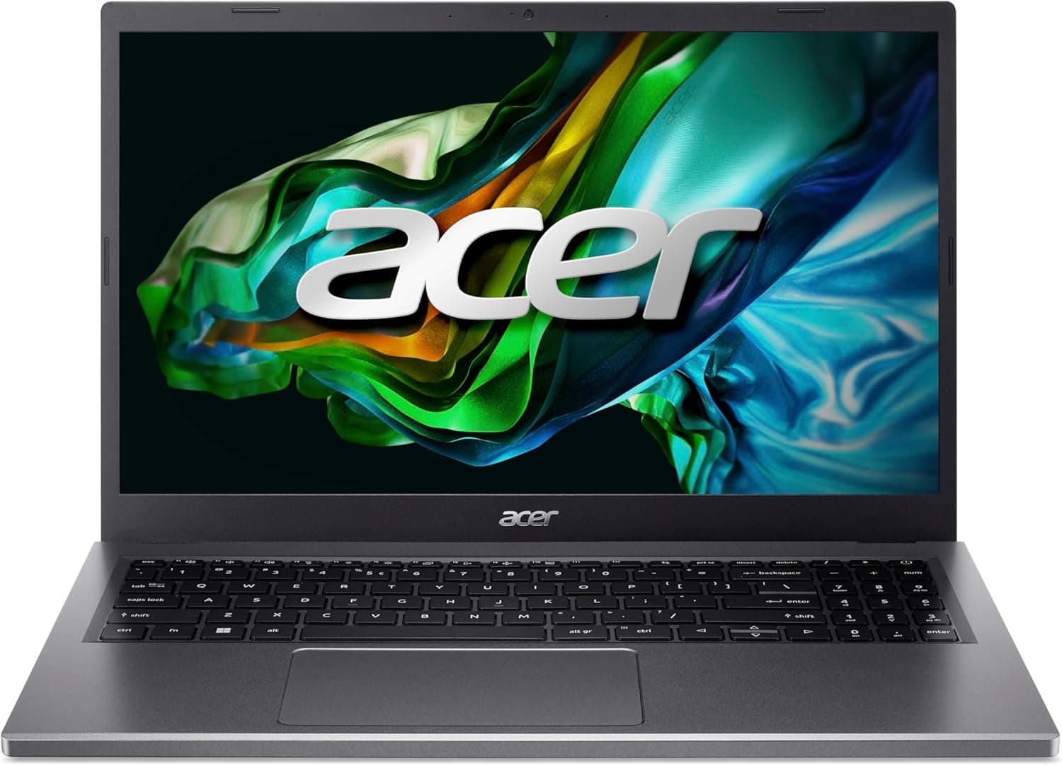 Acer Aspire 5 15 A515-58P-76JC, computador portátil Full HD de 15,6", Intel Core i7-1355U, 16 GB RAM, 1 TB SSD, Intel Iris Xe Graphics, Windows 11 home, cinzento, teclado. lado QWERTY Espanhol 